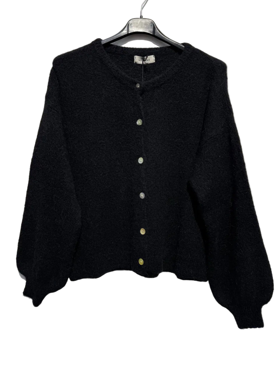 Gilet en Alpaga superfine & Laine noir