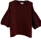 Pull en Kid Mohair & Laine Bordeaux