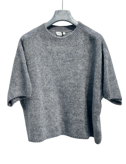 Pull en Kid Mohair & Laine Gris