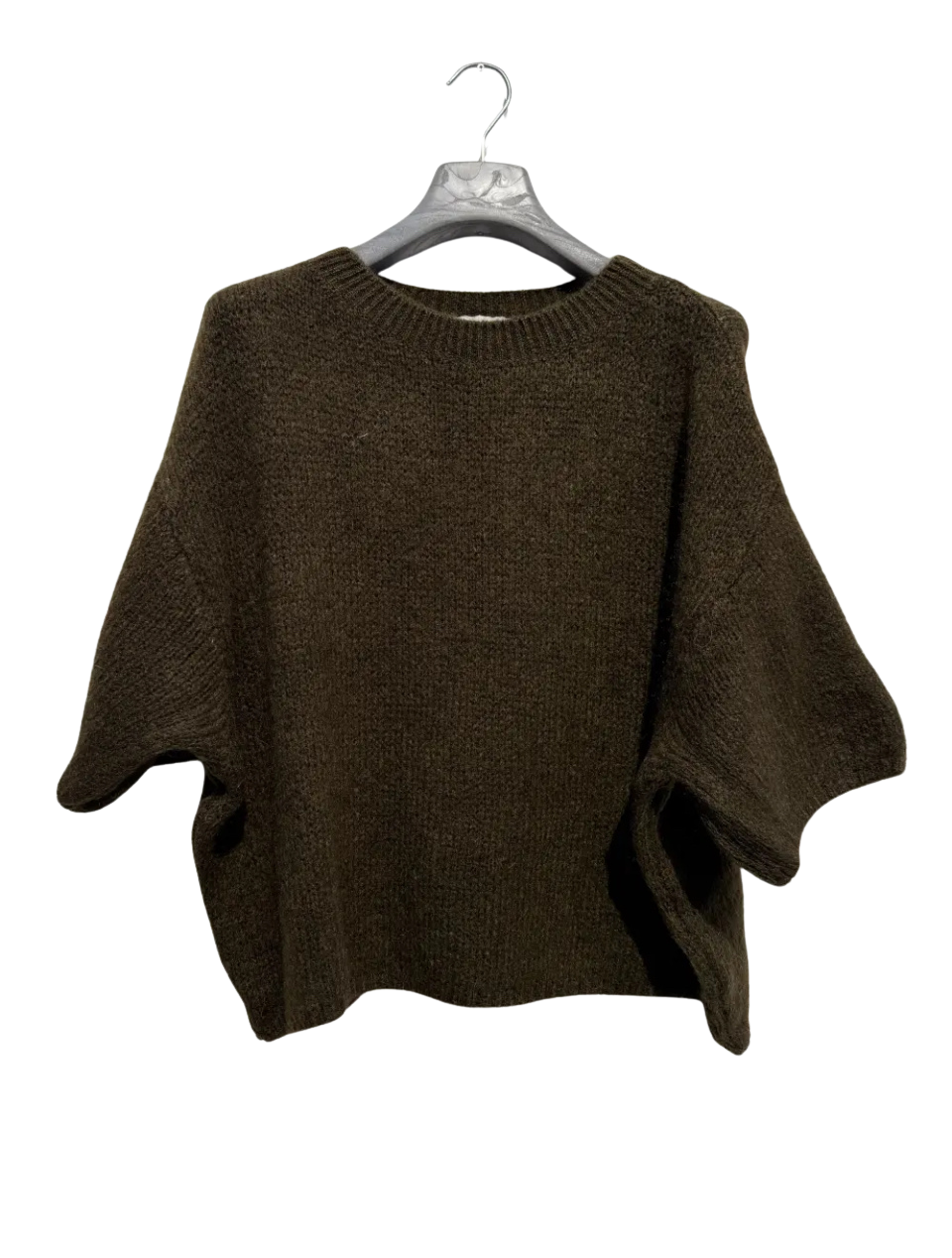 Pull en Kid Mohair & Laine Chocolat