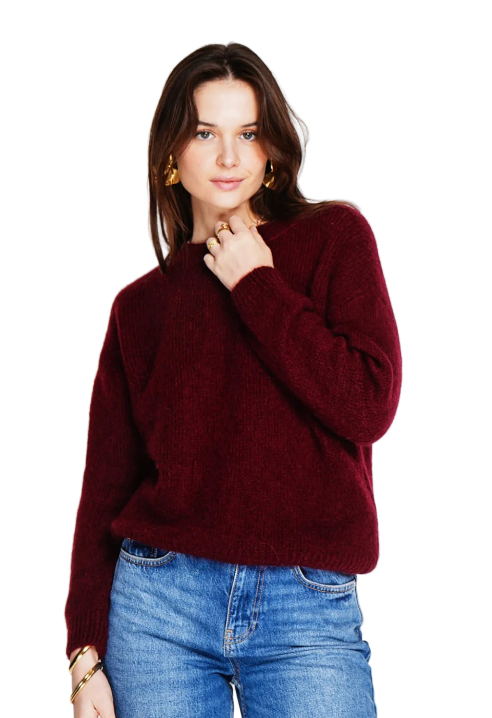 Pull Kid Mohair & Laine beige