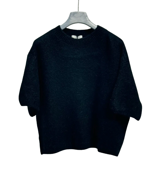 Pull en Kid Mohair & Laine noir