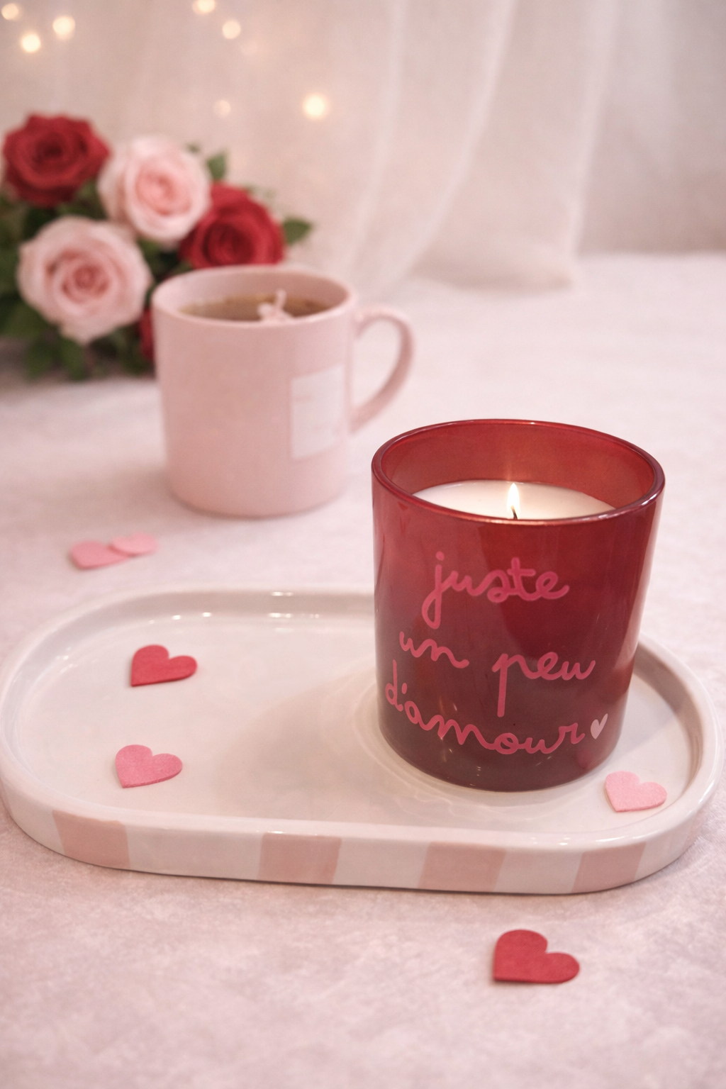 Bougie parfumée Juste un peu d'amour ❤️