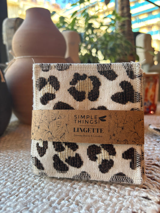 Lingette démaquillante lavable
