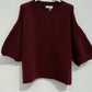 Pull en Kid Mohair & Laine Bordeaux