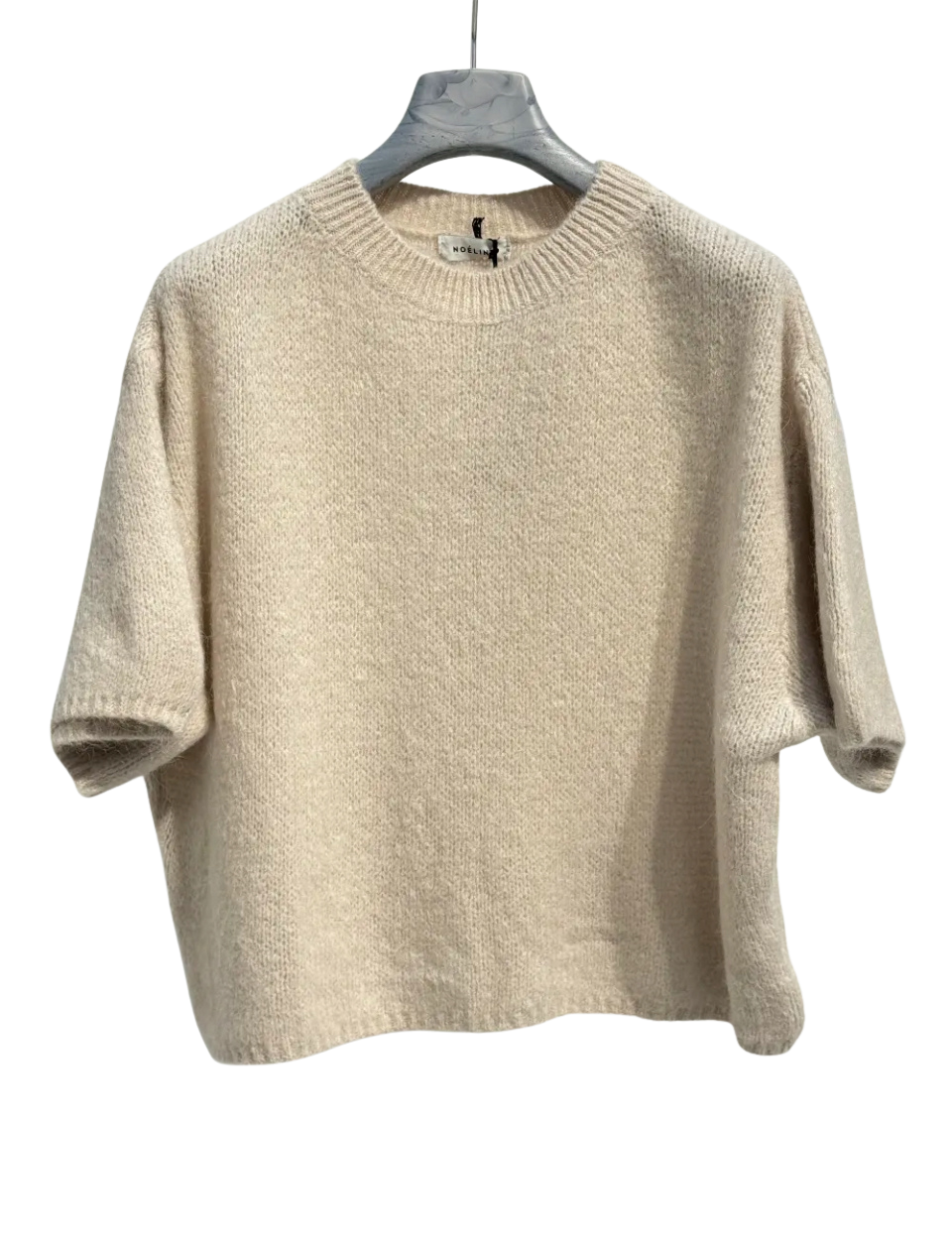 Pull en Kid Mohair & laine Beige