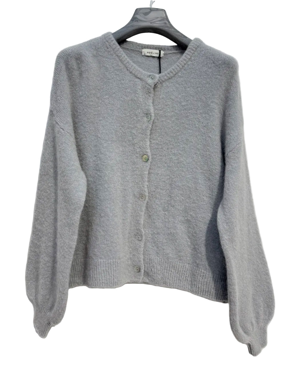 Gilet en Alpaga superfine & Laine Gris